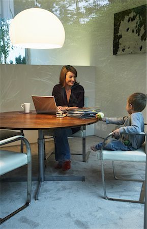 family business owners - Mother Working From Home Stock Photo - Rights-Managed, Code: 700-01742607