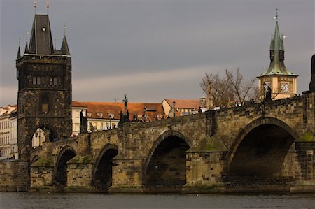 Charles Bridge, Prague, Czech Republic Stock Photo - Rights-Managed, Code: 700-01742906