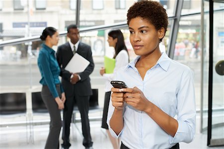 pictures of business people on their blackberry - Businesswoman with Electronic Organizer, Toronto, Ontario, Canada Stock Photo - Rights-Managed, Code: 700-01764215