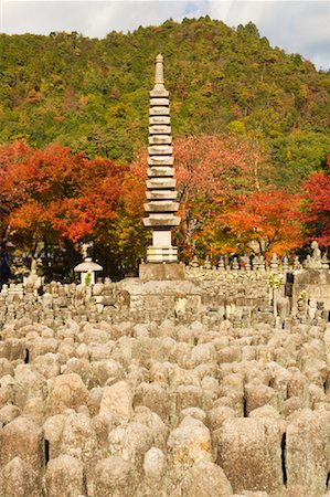 simsearch:6119-09238422,k - 8000 Stone Buddhas at Adashino Nembutsu-ji, Kyoto, Japan Foto de stock - Con derechos protegidos, Código: 700-01787997