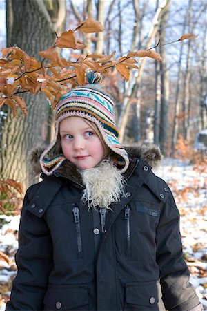 simsearch:700-01788501,k - Girl Outdoors in Winter Stock Photo - Rights-Managed, Code: 700-01788499