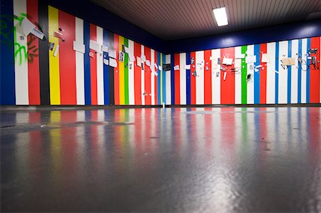 Colourful Subway Station, Vienna, Austria Fotografie stock - Rights-Managed, Codice: 700-01788921