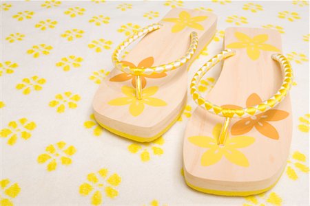 flip flops close - Pair of Flip Flops Stock Photo - Rights-Managed, Code: 700-01789044