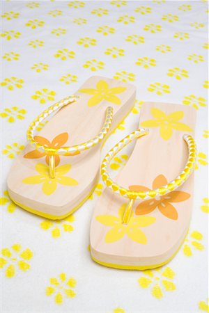 flip flops close - Pair of Flip Flops Stock Photo - Rights-Managed, Code: 700-01789043