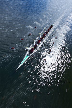 rowing team on water - Rowers on the Trent River Stock Photo - Rights-Managed, Code: 700-01792574