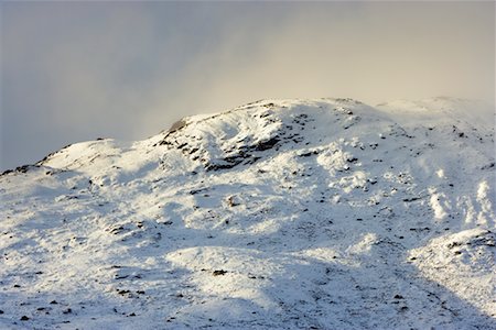 simsearch:700-01827261,k - Snow Covered Mountain, Rannoch Moor, Scotland Foto de stock - Direito Controlado, Número: 700-01827258