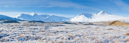 Mont noir, Rannoch Moor en hiver, Écosse Photographie de stock - Rights-Managed, Code: 700-01827618