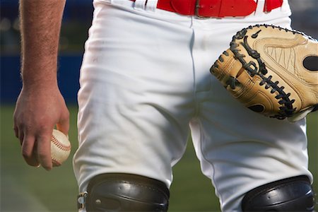 simsearch:700-01838388,k - Baseball Player with Ball and Catcher's Mitt Stock Photo - Rights-Managed, Code: 700-01838351