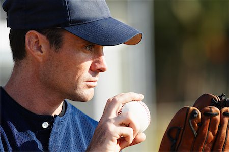 pitcher and baseball - Portrait of Baseball Pitcher Stock Photo - Rights-Managed, Code: 700-01838379