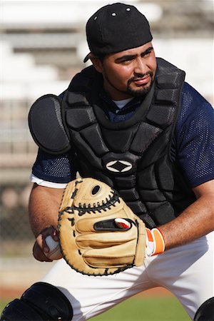 simsearch:700-00041227,k - Baseball Catcher Stock Photo - Rights-Managed, Code: 700-01838387