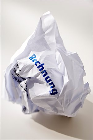 Crumpled Bill Stock Photo - Rights-Managed, Code: 700-01838519