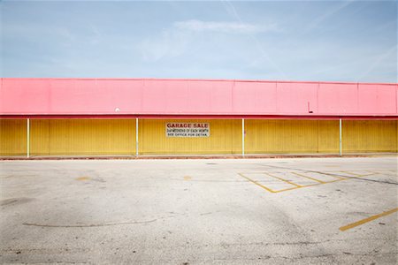 empty sky - Building and Empty Parking Lot Stock Photo - Rights-Managed, Code: 700-01878657