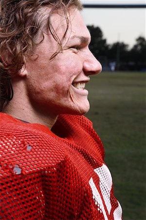 Portrait of Football Player Stock Photo - Rights-Managed, Code: 700-01878664
