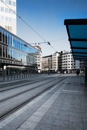 frankfurt am main train station - Streetcar Cable and Tracks, Frankfurt, Hessen, Germany Stock Photo - Rights-Managed, Code: 700-01879204