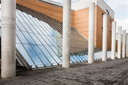 Colonnade, German National Musuem, Nuremberg, Bavaria, Germany Fotografie stock - Rights-Managed, Codice: 700-01879236