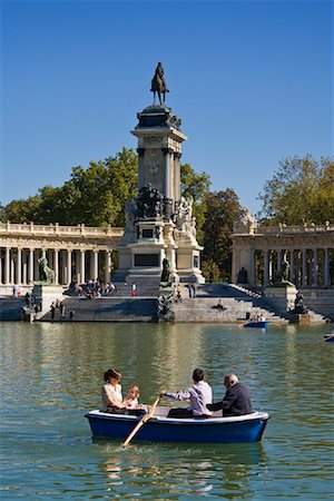 Retiro Park, Madrid, Spain Stock Photo - Rights-Managed, Code: 700-01879793