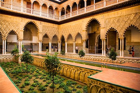 sevilla - Alcazar of Seville, Seville, Andalucia, Spain Foto de stock - Con derechos protegidos, Código: 700-01879839