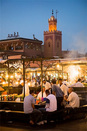 Food Stand, Jemaa El Fna, Medina of Marrakech, Morocco Foto de stock - Con derechos protegidos, Código: 700-01879999