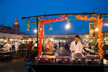 simsearch:700-01879997,k - Food Stand, Jemaa El Fna, Medina of Marrakech, Morocco Stock Photo - Rights-Managed, Code: 700-01880000