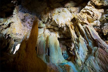 A Limestone Cave at Talava Arches, Niue Island, South Pacific Stock Photo - Rights-Managed, Code: 700-01880062