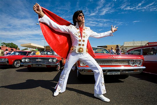 Parkes Elvis Festival Parade, Parkes, New South Wales, Australia Stock Photo - Premium Rights-Managed, Artist: R. Ian Lloyd, Image code: 700-01880112