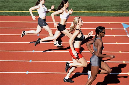 rivalen - Leichtathletik-Rennen Stockbilder - Lizenzpflichtiges, Bildnummer: 700-01954729