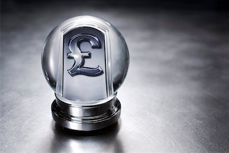 British Currency Symbol in Crystal Ball Stock Photo - Rights-Managed, Code: 700-01954748
