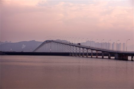 The Macau-Taipa Bridge at Dusk, Macau, China Foto de stock - Con derechos protegidos, Código: 700-01954946