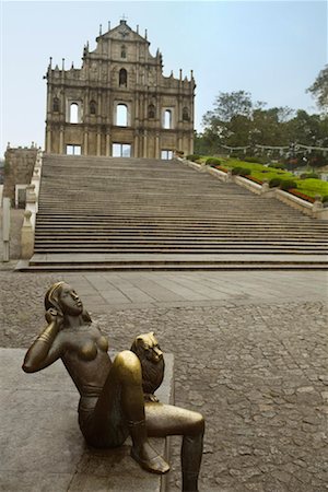 simsearch:700-02700825,k - Ruins of St Paul's, Macau, China Foto de stock - Con derechos protegidos, Código: 700-01954965