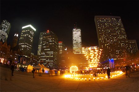 pictures of canada toronto in the night - Fire at City Event, Toronto, Ontario, Canada Stock Photo - Rights-Managed, Code: 700-01955371