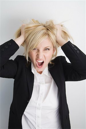 desperate - Businesswoman Looking Frustrated Stock Photo - Rights-Managed, Code: 700-01955626