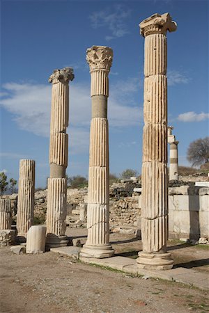 simsearch:700-00556826,k - Pillars of Ruins, Ephesus, Turkey Foto de stock - Con derechos protegidos, Código: 700-01955648