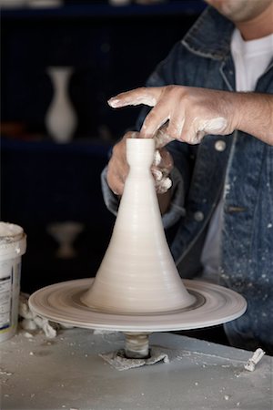 Potter Working in Studio, Ephesus, Turkey Stock Photo - Rights-Managed, Code: 700-01955665