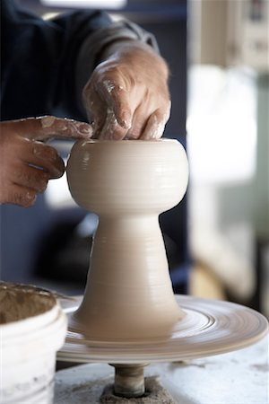 potters hands - Potter Working in Studio, Ephesus, Turkey Stock Photo - Rights-Managed, Code: 700-01955666