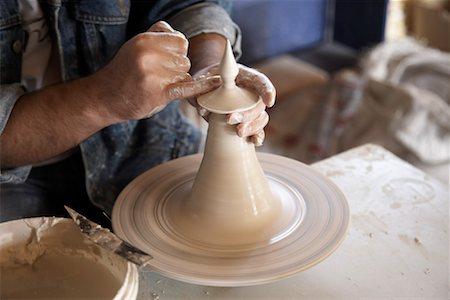 Potter Working in Studio, Ephesus, Turkey Stock Photo - Rights-Managed, Code: 700-01955668