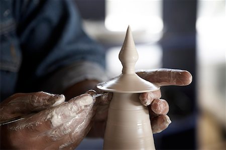 potters hands - Potter Working in Studio, Ephesus, Turkey Stock Photo - Rights-Managed, Code: 700-01955669