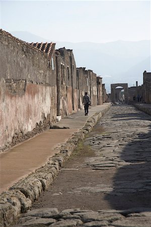 simsearch:700-01955688,k - Fahrbahn und Ruinen, Pompeji, Italien Stockbilder - Lizenzpflichtiges, Bildnummer: 700-01955691