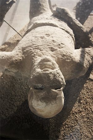 Volcano Eruption Victim, Pompeii, Italy Fotografie stock - Rights-Managed, Codice: 700-01955704