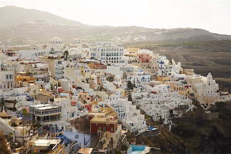 simsearch:700-01185446,k - Vue d'ensemble de la ville, Santorini, Grèce Photographie de stock - Rights-Managed, Code: 700-01955728