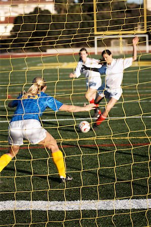 soccer team backside - Soccer Game Stock Photo - Rights-Managed, Code: 700-01955753