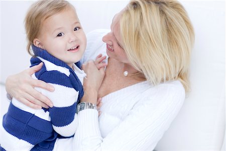 simsearch:6108-08662912,k - Portrait of Mother and Daughter Stock Photo - Rights-Managed, Code: 700-01953878