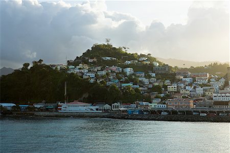 simsearch:700-01993319,k - Island from Cruise Ship, Grenada, Caribbean Stock Photo - Rights-Managed, Code: 700-01993319
