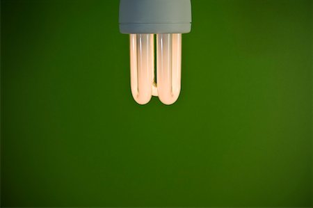 energy efficient compact fluorescent light bulb - Energy Efficient Lightbulb Stock Photo - Rights-Managed, Code: 700-02010492