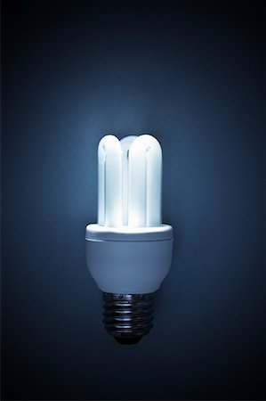 energy efficient compact fluorescent light bulb - Energy Efficient Lightbulb Stock Photo - Rights-Managed, Code: 700-02010493