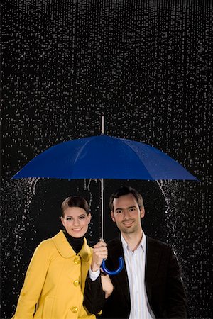 shower together - Couple Under Umbrella Stock Photo - Rights-Managed, Code: 700-02010522