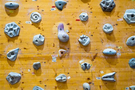 foothold - Climbing Wall Stock Photo - Rights-Managed, Code: 700-02010561