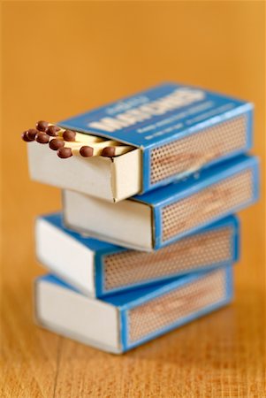 Stack of Matchboxes Stock Photo - Rights-Managed, Code: 700-02038260