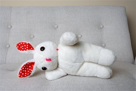 stuffed animals bunny - Stuffed Animal Stock Photo - Rights-Managed, Code: 700-02033943