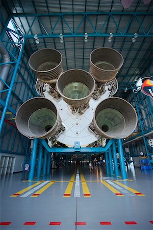 exploração do espaço - Saturn Rocket, Kennedy Space Center, Florida, USA Foto de stock - Direito Controlado, Número: 700-02045889