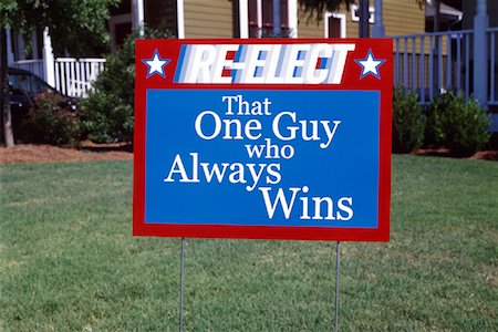 Election Sign in Yard Stock Photo - Rights-Managed, Code: 700-02045999